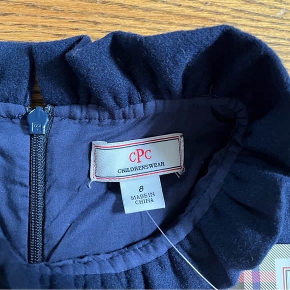 Classic Prep Childrenswear Girl’s Claudia Ruffle-Collar Shift Dress - Picture 10 of 14